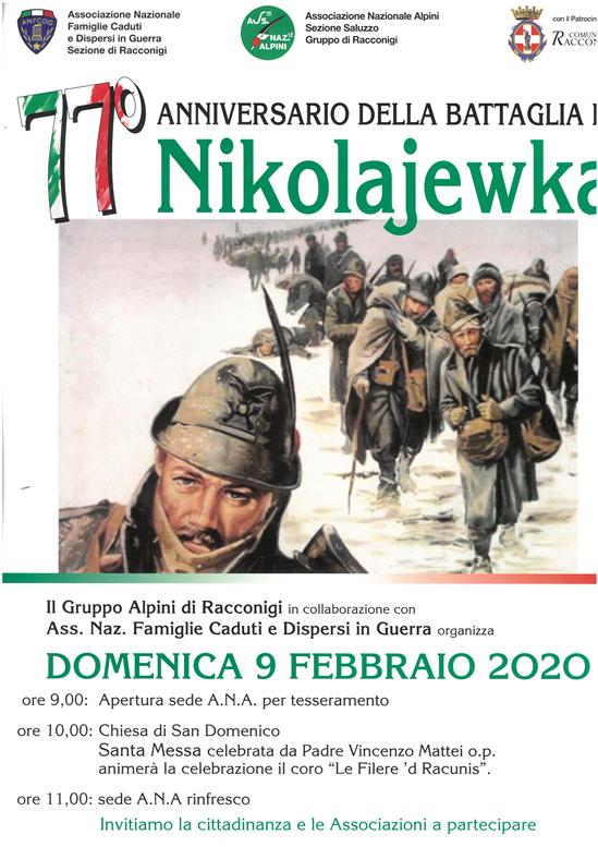 77° Anniversario della battaglia di Nikolajewka