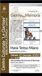 Maria Teresa Milano  presenta il suo libro Terezin